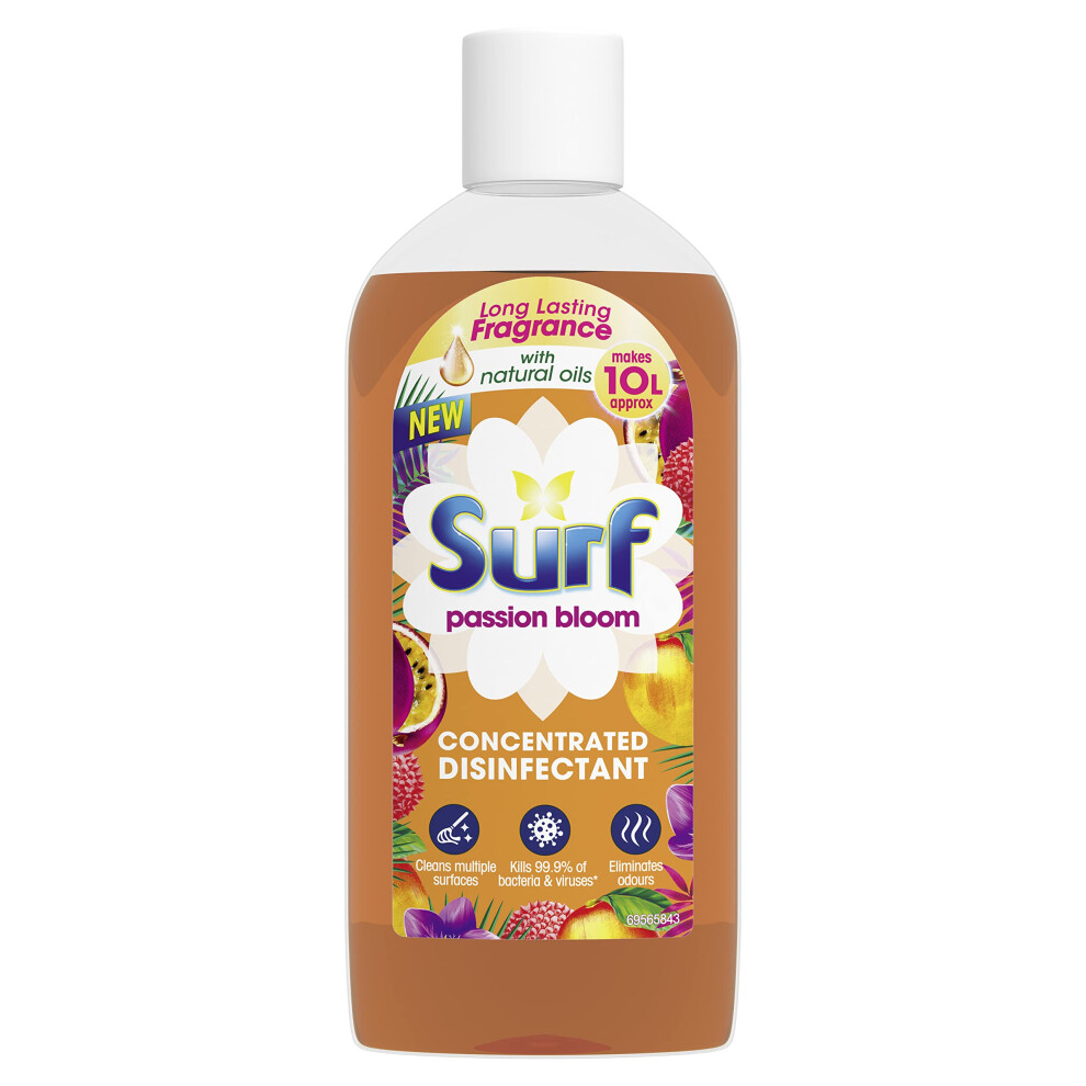 Surf Passion Bloom Concentrated Disinfectant Eliminates 99.9% Of Germs