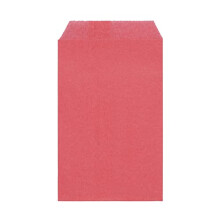 Quotidian Rose Pink Flat Large Greaseproof Paper Sandwich Bags 6 3/4" x 8'' (17 x 20.3cm) Pack of 100 - Party Favors Pastry Food Wraps Baggies