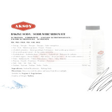Aksoy Baking Soda 1KG Pure Sodium Bicarbonate Powder with Highest Pur