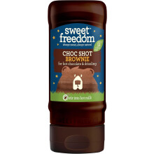 Sweet Freedom Choc Shot Brownie 320 g – Refined Sugar Free Chocolate Syrup for C
