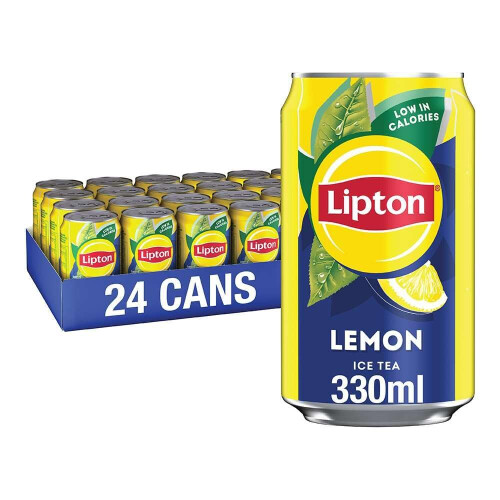 Lipton Lemon Ice Tea | 330ml Can| 24 Pack 1