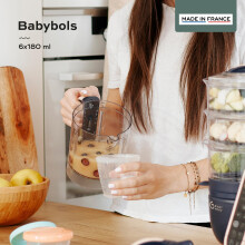 Babymoov Babybol Airtight Baby Food Storage Containers 180 ml Pack of