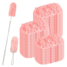 Fluffy Dusters Refills for Cleaning - 40 Duster Refill Pack Set, Electrostatic Fluffy Dusters Refills with Handle/Telescopic Rod, Heavy Duty