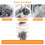 ASelected Microfiber Duster, 108" Extendable Pole 4