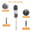 ASelected Microfiber Duster, 108" Extendable Pole 6