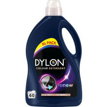 Dylon Black & Dark Detergent (60 Wash Loads), Liquid Laundry Detergent for all Black & Dark Clothes