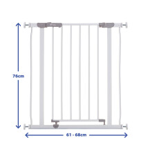 Dreambaby Ava Slimline Baby Safety Gate Secure Extendable Pressure M