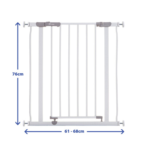 Dreambaby Ava Slimline Baby Safety Gate  Secure  Extendable Pressure M