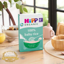 HiPP Organic 100 Baby Rice 6 Months 160g Pack of 4