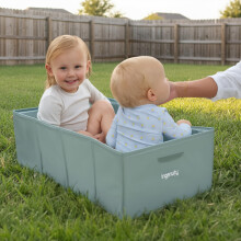 Ingenuity Tuckaway Toddler Tub Converts Shower to Tub Folds to Store E