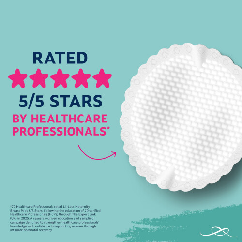 Lil-Lets LilLets Maternity BreastPads X 120 Count Disposable Nursing Pads for B
