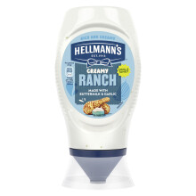 Hellmann's Creamy Ranch Sauce made w/ buttermilk & garlic cool & tangy