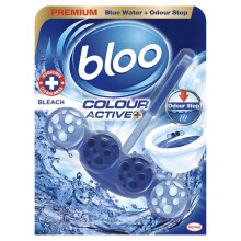 Bloo Colour Active Toilet Rim Block Bleach w/ Anti - Stop Technology