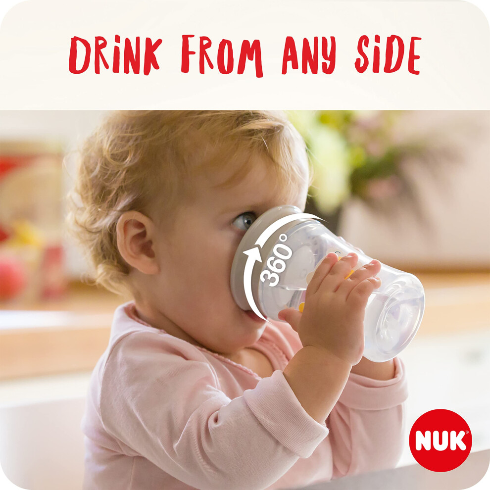 Nuk Magic Cup Sippy Cup 360 Antispill Rim 8 Months Leakproof Bpaf