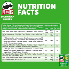 Pringles Sour Cream Onion Crisp Cans 12x40g