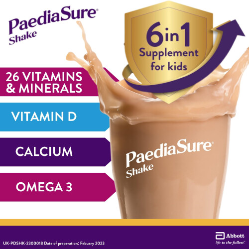 PaediaSure Shake – Cookies & Cream Flavour – 400g – Balanced 2