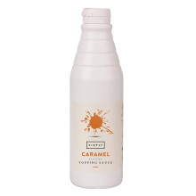 Simply Caramel Topping Sauce, Dairy Free Ready to Use Dessert Sauce for Ice Cream, Waffles, Pancakes, Coffee & Milkshakes (1 kg)