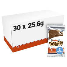Kinder Cards Wafer Biscuit, Bulk Chocolate Gift Pack, Crispy Wafer w/