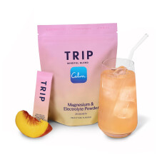 Trip Peach Yuzu Electrolyte Powder Daily Hydration with Sodium Magnesium V