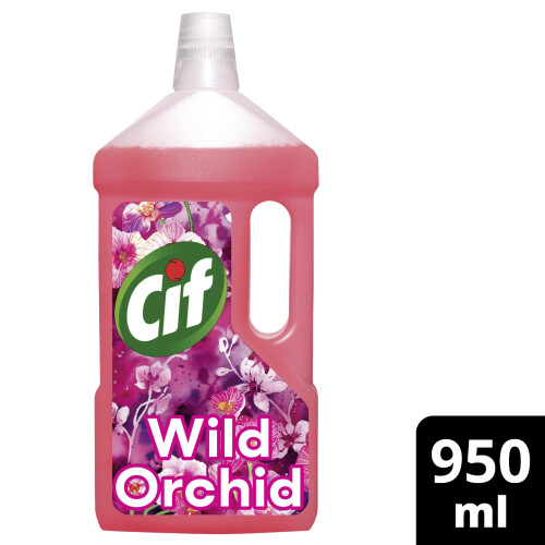 Cif Cif Wild Orchid Floor Cleaner residue 1