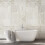 (Medium (3m X 2.4m)) Curved Line Texture - Grey 1