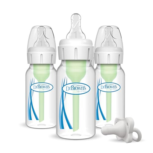 Dr. Brown's Options Plus Narrow Neck 120ml 3 Pack and Soother 1