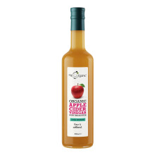 Mr Organic - Organic Apple Cider Vinegar 500 ml - Non GMO & Preservative Free - Gluten Free & Vegan - Multipack - Made With Organic Apple Cider