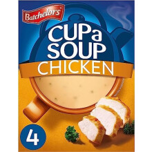 Batchelors Cup a Soup Chicken Instant Soup 4 Sachets Per 81 g Box Tota