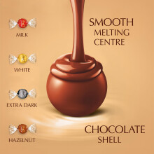 Lindt Lindor Assorted Chocolate Truffles – 200g Box Approx 16 Balls –