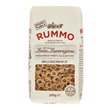 Rummo Anelli Siciliani Hoops No. 23 – Authentic Sicilian Pasta, Artisan-Made for Classic Italian Dishes, 500 g (Pack of 1)