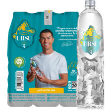 Ursu9 Natural Alkaline Mineral Water - 6 x 1500ml | Ph9 | Naturally High in Calcium | Enhanced Hydration & Muscular Recovery | Supports Dental Health