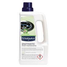 STARWAX - Biological Drain Care - Eliminates Odours - Helps Prevent Blockages - Bleach Free - Ideal For Septic Tanks - 1L