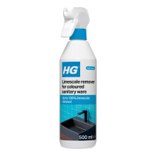 HG Limescale Remover, Colored Sanitary Ware, Powerful for Black Taps, Showers, Sinks 500 ml