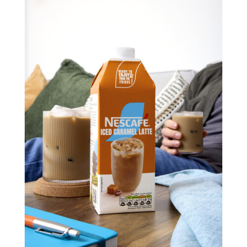 Nescafe NESCAFÉ Iced Coffee Caramel Flavour Latte 750ml 1