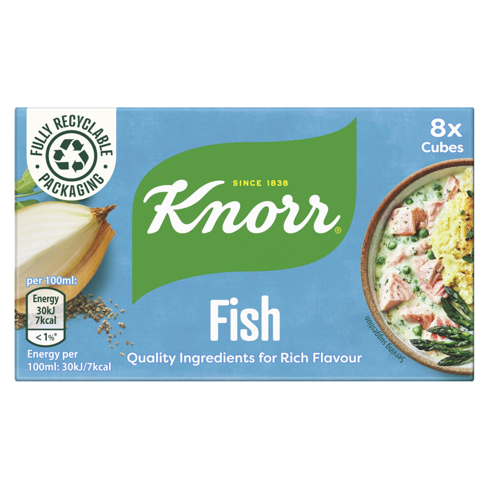 Knorr Fish Stock Cubes 8 X 10G