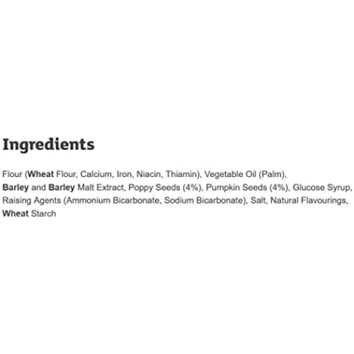 JACOB'S Crispbreads Mixed Seed Crackers 5 x 38g, 190g 2