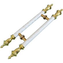 Vintage White Sliding Door Handle with Fittings, European Long Pull Handle for Home Hotel, 70/100/150cm