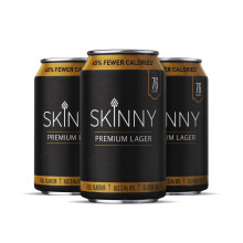 Skinny Lager Premium Beer Cans 24 x 330ml | Low Calorie Lager |