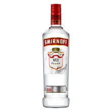 Smirnoff No. 21 Vodka | 37.5% vol | 70cl | Triple Distilled & 10 x