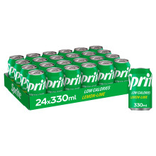 Sprite Low calories Lemon LimeDrink Can 330 ml Pack of 24