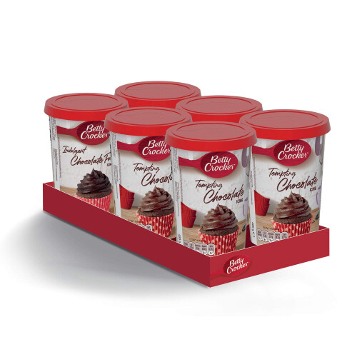 Betty Crocker Betty Crocker Tempting Chocolate Icing 400g (Pack 6)