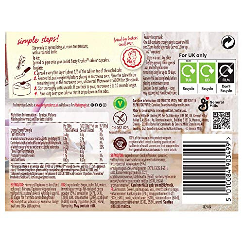 Betty Crocker Betty Crocker Tempting Chocolate Icing 400g (Pack 6) 2