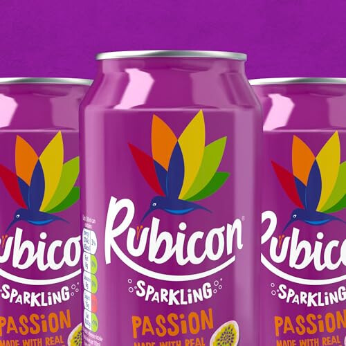 Rubicon Rubicon Sparkling Passion Drink 24 x 330ml 2