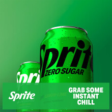 Sprite Can Zero 330 ml Pack of 8
