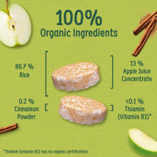 Organix Apple Rice Cake Clouds Baby Rice Cakes Snack Finger Food 7 Mon