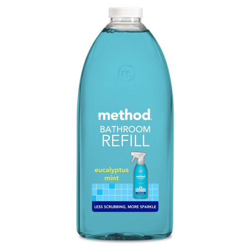 Method Method Bathroom Cleaner Refill, Eucalyptus Mint, Bathroom Surfaces, 2L 1