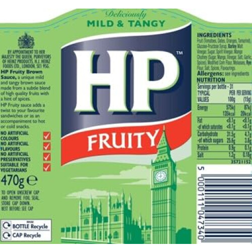 HP HP Fruity Brown Sauce 2