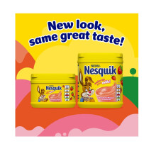 Nesquik Strawberry Flavoured Milkshake Powder with Vitamin D 500g Tub
