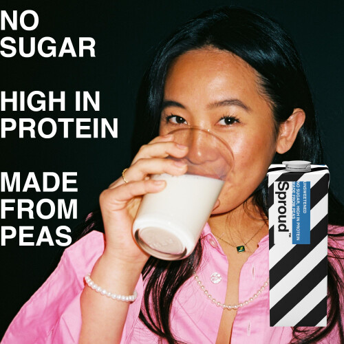 SPROUD  PlantBased Milk Zero Sugar Low Carb High Protein Long Life Pow 2