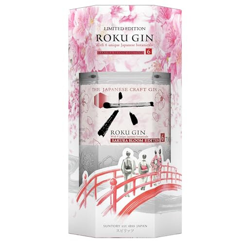 Roku Roku Japanese Craft Gin - Sakura Bloom Edition - 700ml 1
